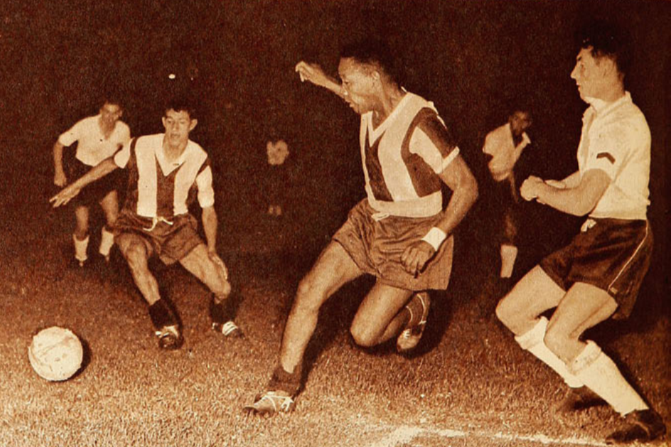 Colo-Colo frente a Alianza en 1958