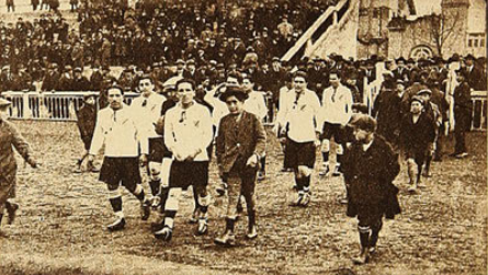Colo-Colo frente a Audax en 1925