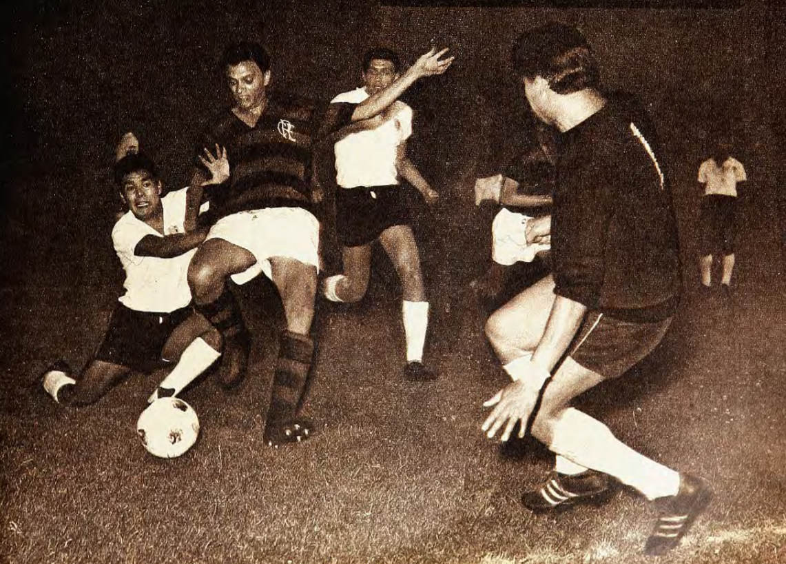 Colo-Colo frente a Flamengo en 1964