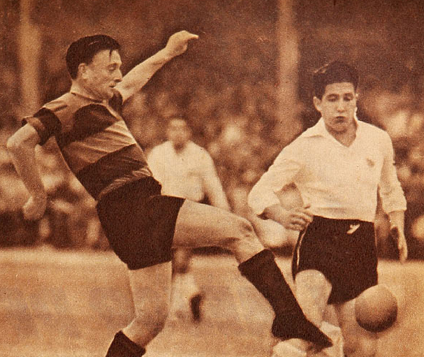 Colo-Colo frente a Rangers en 1956