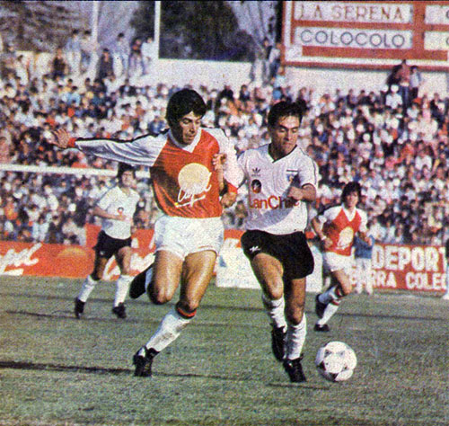 Colo-Colo frente a Deportes La Serena en 1988