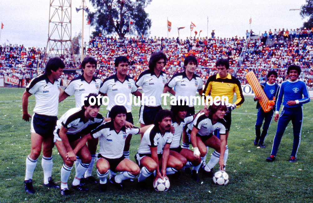 Plantel Copa Chile 1984