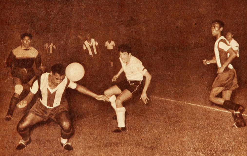 Colo-Colo frente a Alianza en 1958