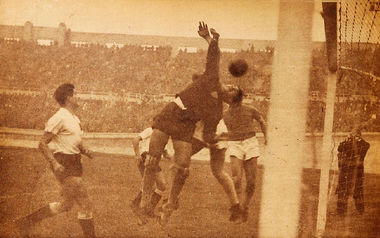 Colo-Colo frente a Audax en 1946