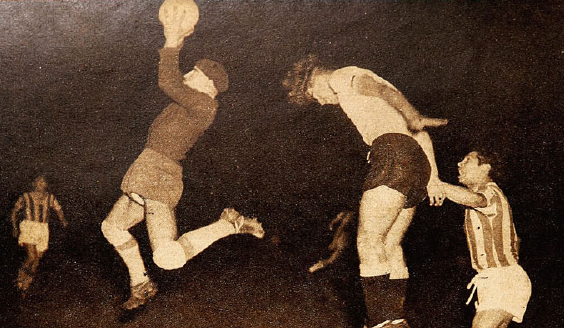 Colo-Colo frente a Green Crossen 1946