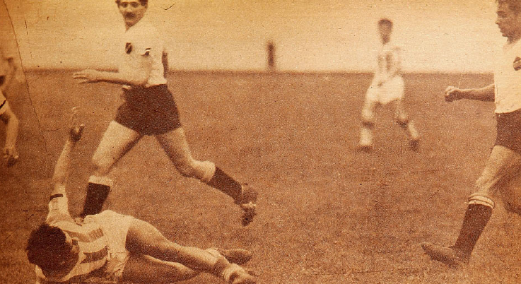 Colo-Colo frente a Green Cross en 1947