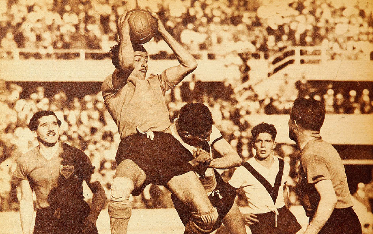 Colo-Colo frente a Santiago Morning en 1947