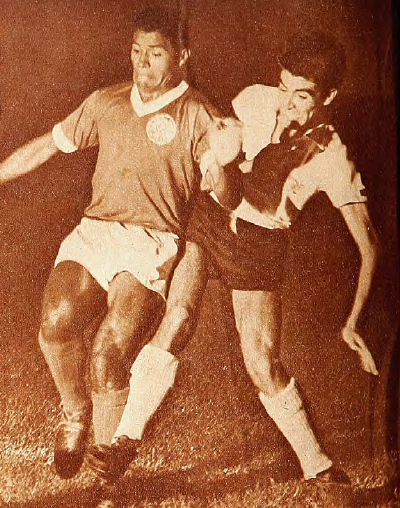 Colo-Colo frente a Palmeiras en 1961