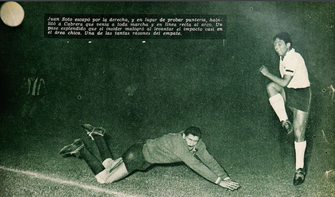 Colo-Colo frente a Peñarol en 1960