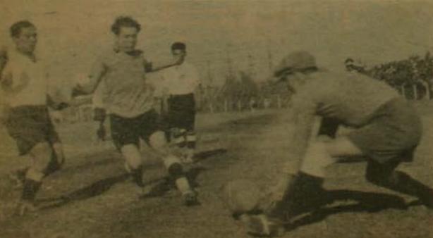 Colo-Colo frente a Santiago en 1934