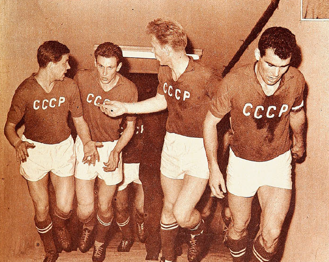 Selección Dinamo que jugó con Colo-Colo en 1963